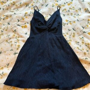 Abercrombie front twist summer mini dress